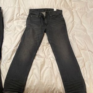 Dark gray/light wash black banana republic rapid movement Jean. Size 31x30 slim
